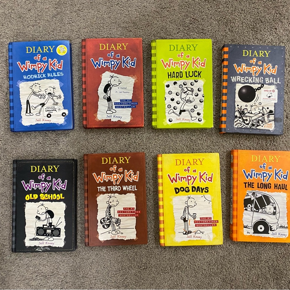 Diary of a Wimpy Kid Hardcover Book Lot (8) - Picture 3 of 6